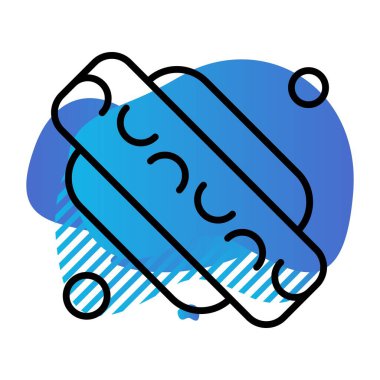 özet vektör illüstrasyon simgesi