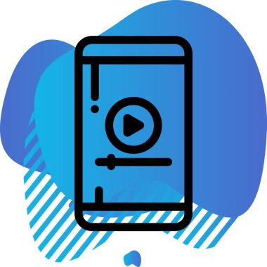 Vektör Mobil simge illüstrasyonu