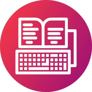 kitap simgesi vektör illüstrasyonu