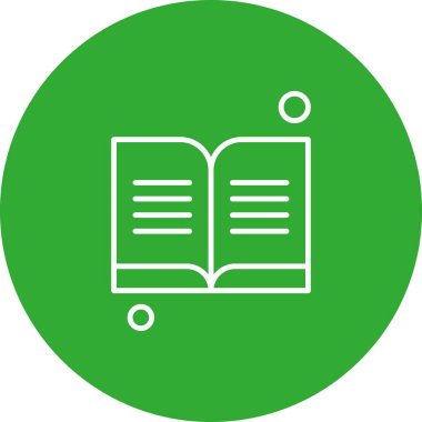 kitap simgesi vektör illüstrasyonu