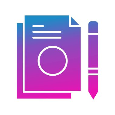 Vektör belgesi Simge illüstrasyonu