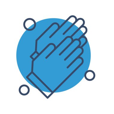 özet vektör illüstrasyon simgesi