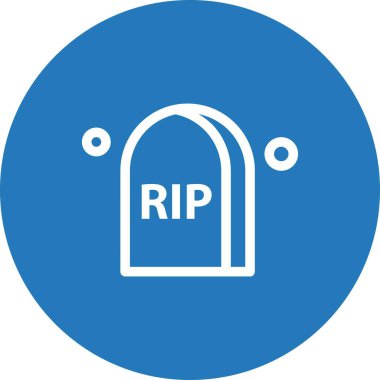 vektör mezar simgesi çizimi