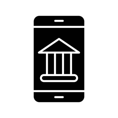 Telefon simgesinin vektör illüstrasyonu