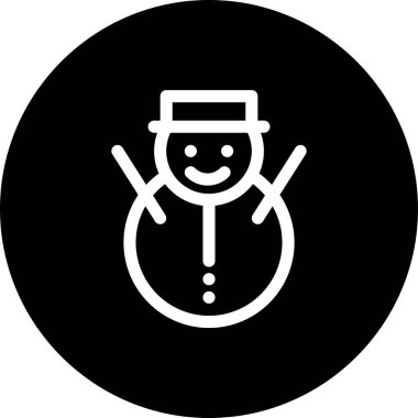 Vektör Kardan Adam simgesi illüstrasyonu