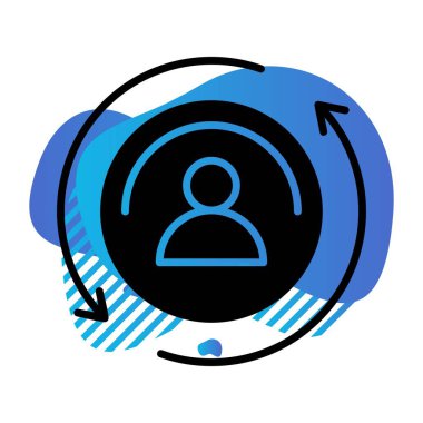 özet vektör illüstrasyon simgesi