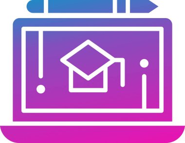 vektör dizüstü simgesi illüstrasyonu