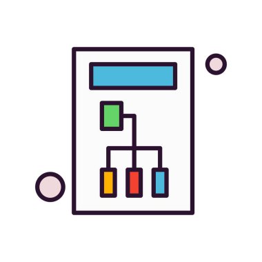 vektör sunucu illüstrasyonu