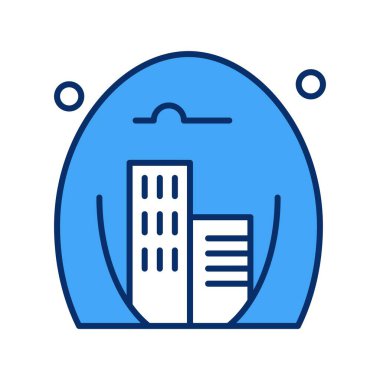 özet vektör illüstrasyon simgesi