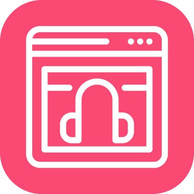 vektör web simgesi çizimi