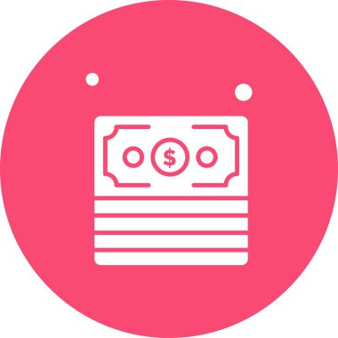 Dolar simgesi vektör illüstrasyonu