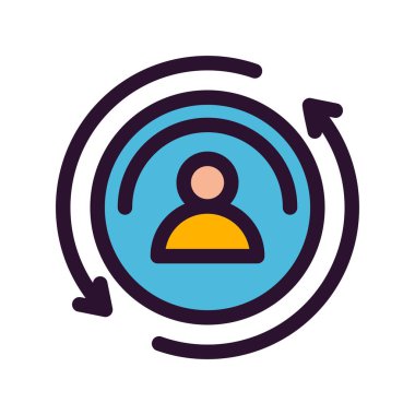 özet vektör illüstrasyon simgesi