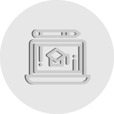 vektör dizüstü simgesi illüstrasyonu