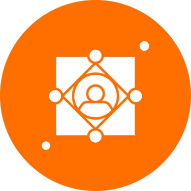 özet vektör illüstrasyon simgesi