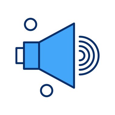 vektör sözcüsü Simgesi illüstrasyonu