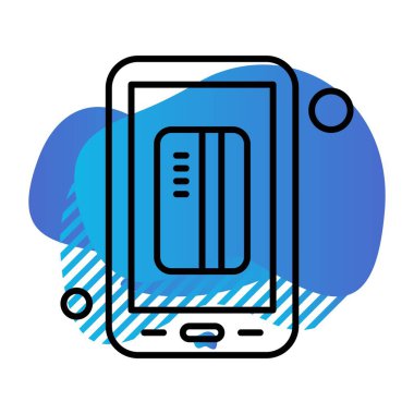 vektör kredi kartı ico