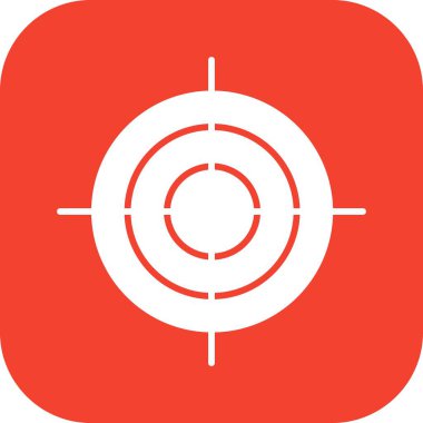 Vektör Hedef simgesi illüstrasyonu