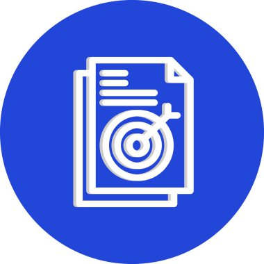 Vektör belgesi Simge illüstrasyonu