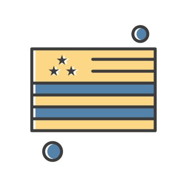 özet vektör illüstrasyon simgesi