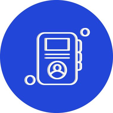 özet vektör illüstrasyon simgesi