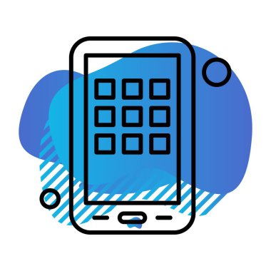 özet vektör illüstrasyon simgesi