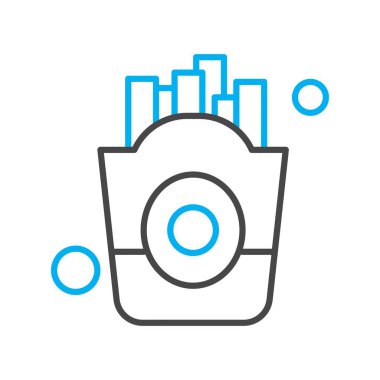 Gıda simgesinin vektör illüstrasyonu