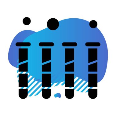 Vektör test tübü Ico