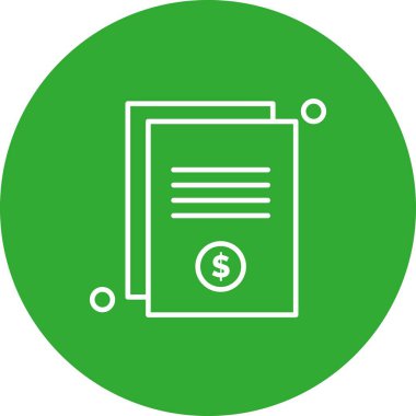 Vektör belgesi Simge illüstrasyonu