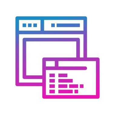 vektör web sayfası resimleme