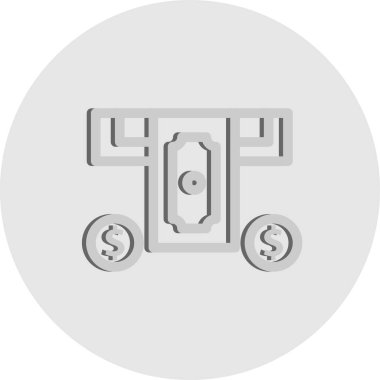 vektör atm makinesi Ico