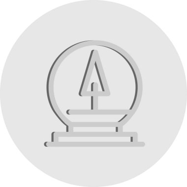 vektör ay ışığı simgesi