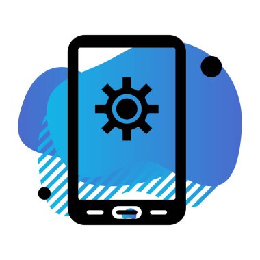 Vektör ayarı Simge illüstrasyonu