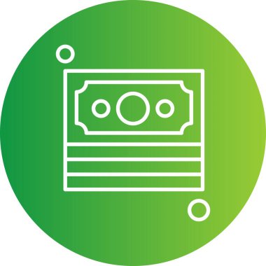 Dolar simgesi vektör illüstrasyonu