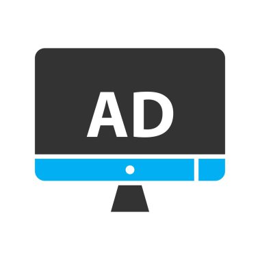 vektör lcd simgesi illüstrasyonu