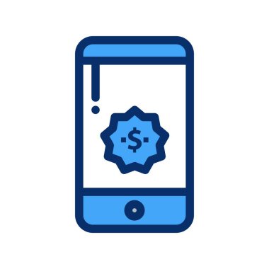 Telefon simgesinin vektör illüstrasyonu