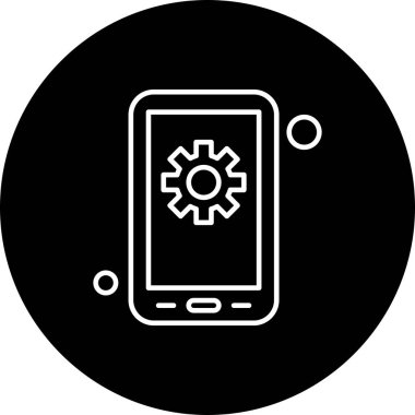 Vektör ayarı Simge illüstrasyonu