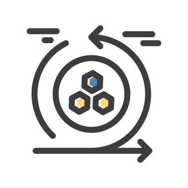  vektör yeniden yükleme simgesi illüstrasyonu