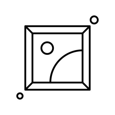 Vektör galerisi simgesi illüstrasyonu