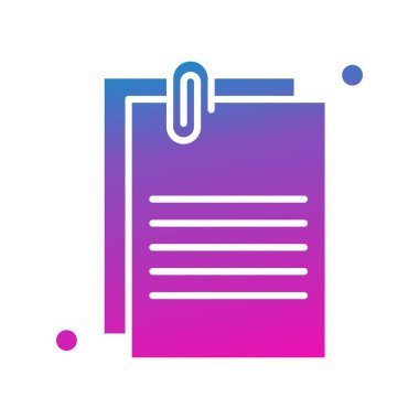 Vektör belgesi Simge illüstrasyonu