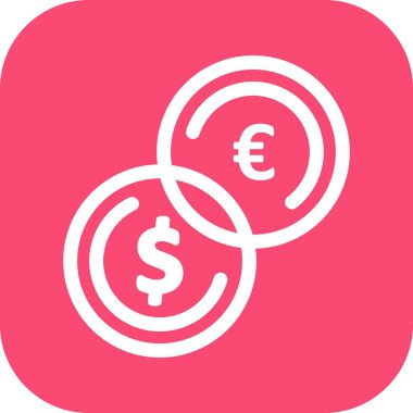 vektör sikkeleri Simge illüstrasyonu