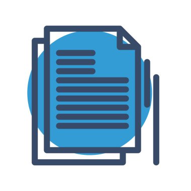 Vektör belgesi Simge illüstrasyonu