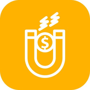 Vektör mıknatıs simgesi çizimi