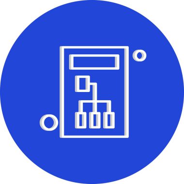 vektör sunucu illüstrasyonu