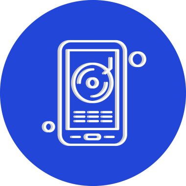 özet vektör illüstrasyon simgesi