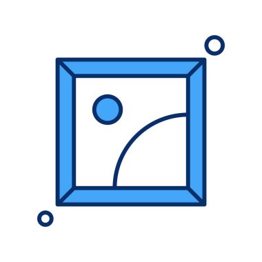 Vektör galerisi simgesi illüstrasyonu