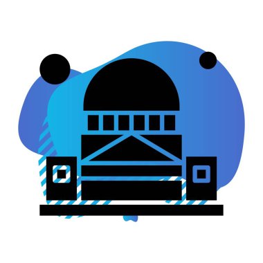 vektör Beyaz Saray ico