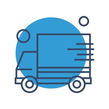 vektör dağıtım aracı simgesi