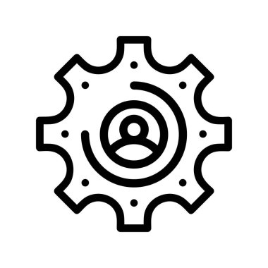 Vektör ayarı Simge illüstrasyonu