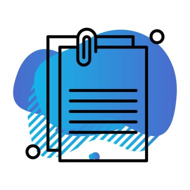 Vektör belgesi Simge illüstrasyonu