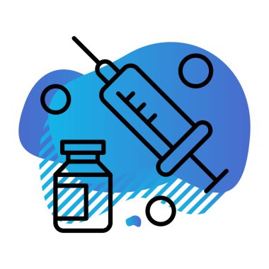 özet vektör illüstrasyon simgesi